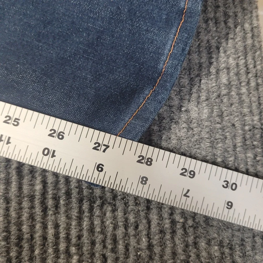 Calvin‎ Klein Boot Cut Stretch Shape Jeans Womens Sz 33/16 Blue Denim High Rise